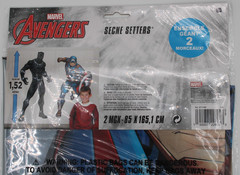 Marvel Avengers 2pc Scene Setters, Captain America/Black Panther, 33.5x65in-C221