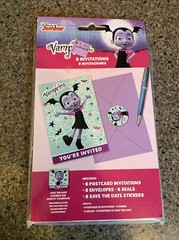 NEW Disney Vampirina 8-Count Party Invitations Set Includes Postcards + More!
