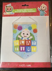 Cocomelon Hanging Wall Banner Play Time Great For A Birthday Party Backdrop Fun