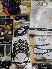 Bulk Halloween Decorations Set of 20 Pc, Decorating Party Pack, Spiders, Skull.