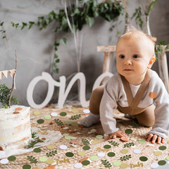 400 Pcs Baby Shower Confetti Decorations Table Confetti Dots Gender Reveal Weddi