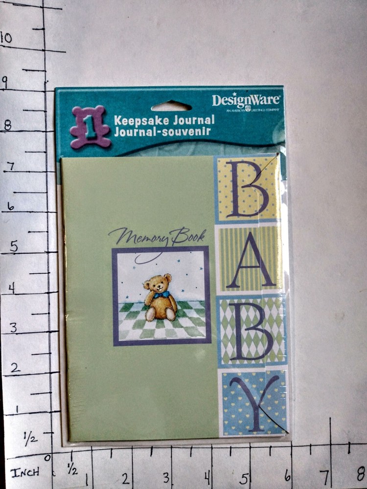 Baby Shower Journal, Unisex ,Detailed Memory Book-Keepsake, New Sealed Pkg
