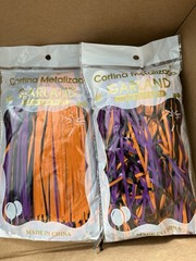 Halloween Parade Floats Foil Fringe 2 Pack Decor Tinsel Streamers Banner