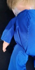 HALLOWEEN GOTHIC SCARY BABY MICHAEL MEYERS LIKE CREEPY HAUNTED HAND PAINTED DOLL