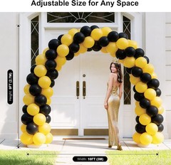 Upgraded , Large Adjustable Stand with Base, 10Ft Wide & 9FT Tall for Birthda…