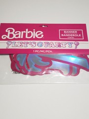 Barbie Themed Party Pack Centerpiece Banner Table Cover