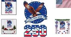 Celebratory 250th Anniversary Eagle Wreath – Perfect for July 4th Festivities