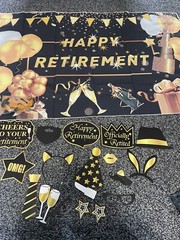 Happy Retirement Party Decorations 37 Pcs