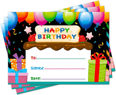 Birthday Certificates for Kids Classroom – 36PCS Happy Birthday Award Gifts for