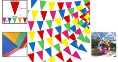 Reusable 300-Count Festive Pennant Flags – 375ft for Your Next Celebration