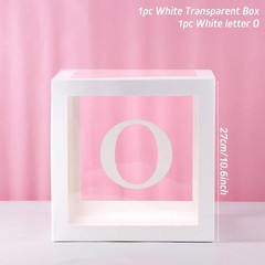 Baby Shower Box Transparent Letter Balloon Box Birthday Wedding Party Docoration