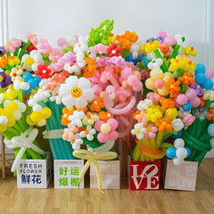 260Q Long Balloons Kit with Pump,100Pcs Long Skinny Twisting Balloons Rainbow Co
