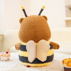 Capybara Plush Toy Bee Turtle Costume Cute Party Decor Stuffed Gift Ornament