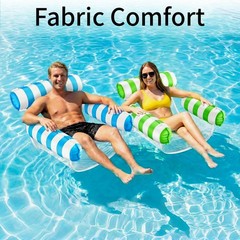 4in1 Pool Float Hammock Lounge Adult Inflatable Water Chair Cooling Mesh Porta
