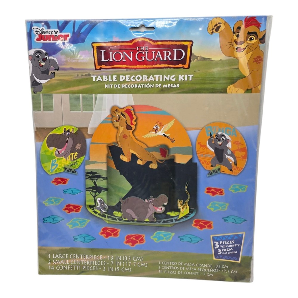 Disney Junior The Lion Guard Table Decorating Party Kit
