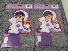 Lisa Frank *TWO PACKS* Honeycomb Centerpiece ESKIMO Birthday Party NEW Decor