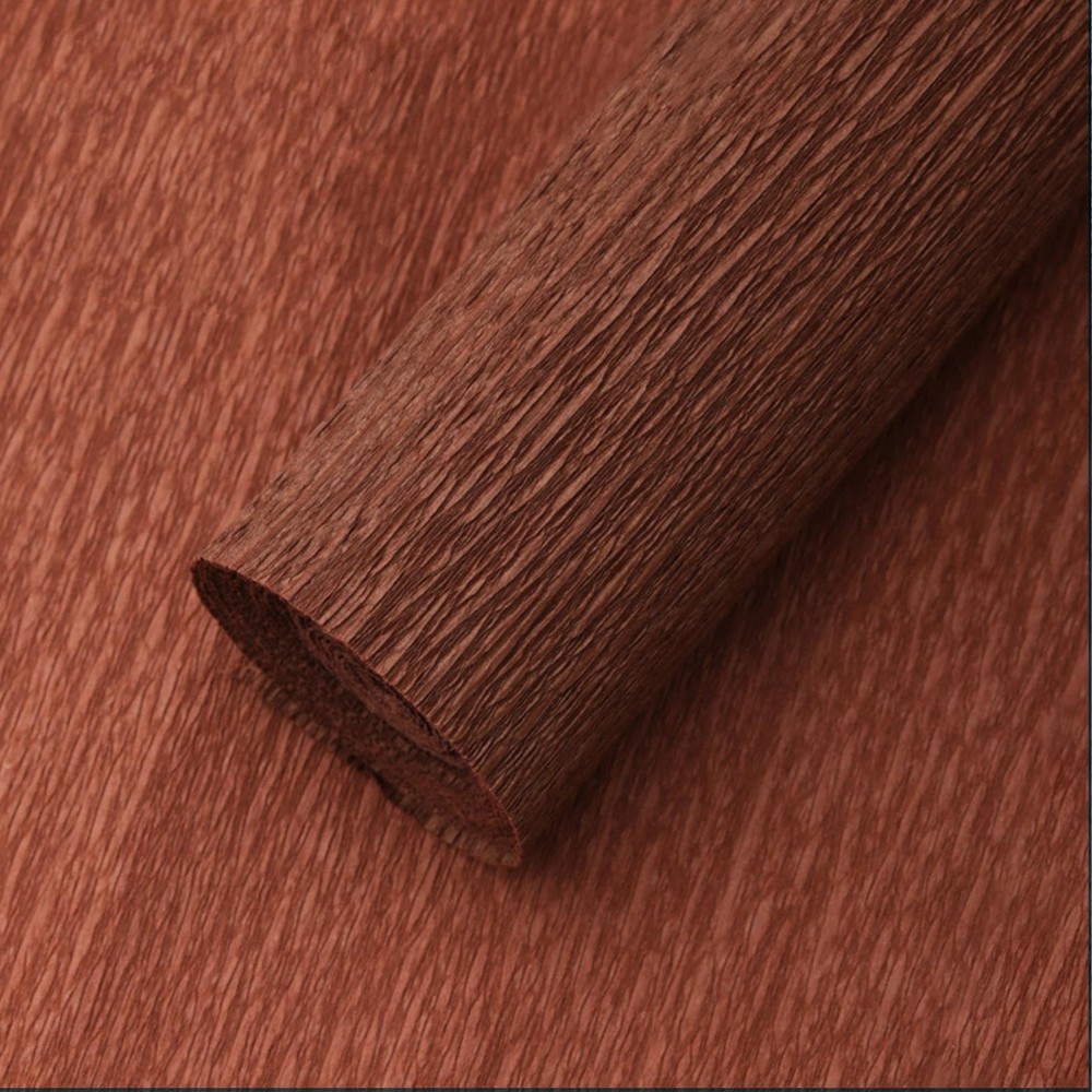 Crepe Paper Roll 17 Inch x 8.2 Ft 2 Rolls Heavy Papel Crepe DIY Craft Brown