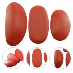 1Set Red Rubber Pottery Clay Ribs Tool Set for Sculpture and Ceramic Crafting