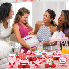 Strawberry Baby Shower Decorations – 9PCS Berry Sweet Baby Shower Decorations