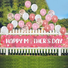 Oudain 36 Pcs Happy Mother’s Day Banner Decoration Set Large As Pictures Show