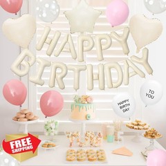 Adorely Pink Macaron Birthday Decor