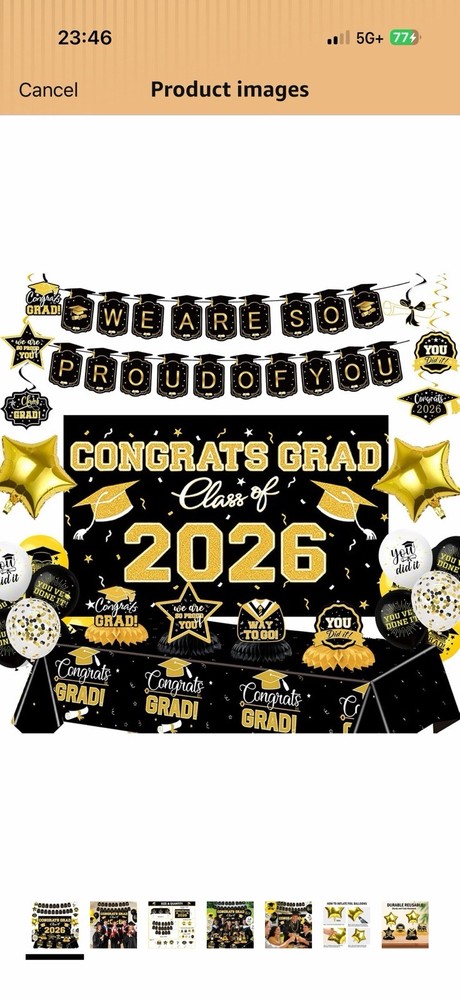Graduation Decorations 2026 Themed Set – All-in-One Party Supplies