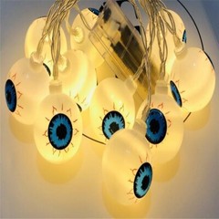 Halloween Ghost Eyes String Lights Battery Operated Indoor Party Decor Outdoor