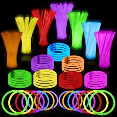 PartySticks Glow Sticks 800 pack 8 Inch Glow in The Dark Light Up Sticks Par…