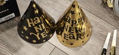New Year Cheer Party Pack NEW in Box for 10 People (Leis Hats Tiaras Horns)