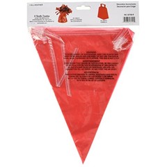Beistle Red Indoor/Outdoor Pennant Banner, Sports 1 Count (Pack of 1),