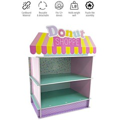 2 Tier Donut Stand for Donut Party Supplies & Decorations, Cupcake Stand Dess…