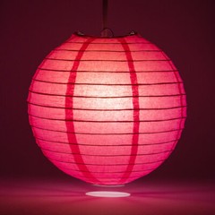 Quasimoon PaperLanternStore Decorative Paper Lantern – (10-Pack, 4-Inch, Fuch…