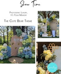 Easy Assembly 13Ft Balloon Arch Kit – Sage Green & Dusty Blue for All Occasions