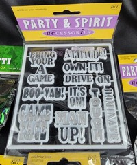 Party & Spirit Accessories Gold Silver #1 Football Charms & Helmet Confetti Lot