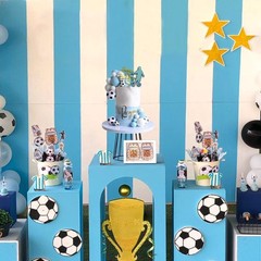 28pcs Soccer Cake Topper Soccer Ball Cake Decoration for Boys Sport Cupcake T…