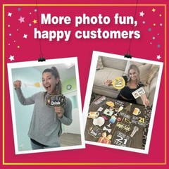 21st Birthday Photo Booth Props 41-pc Kit 8×10-Inch Sign Photo Booth Props