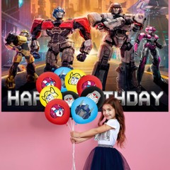 Transformers One 2024 Party Decor Party Supplies Set Balloons Cake Topper Banner