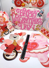 6-Piece Set Valentine Animals Clowns Circus Die-cut Cutouts Vintage Decorations
