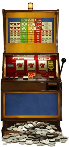 Fruit Machine Cardboard Cutout Figure 186cm Tall – Great for Special Occasions
