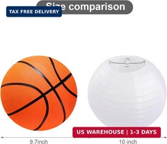 LIHAO 10 Inch White Round Paper Lanterns (10 Pack)
