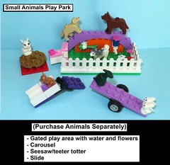 Small Animal or Pet Playground Dogs, Dragon, Bunny MOC – MADE OF LEGO BRICKS