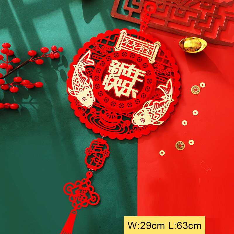 Chinese Knot Spring Festival Pendants Chinese New Year 2022 Home Decoration NEW
