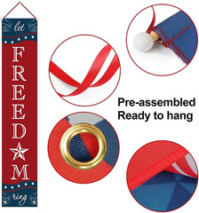 4th of July Decorations – Patriotic Decorations for Independence Day – Happy Fou