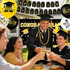 Graduation Decorations 2026 Themed Set – All-In-One Party Supplies with Backdrop