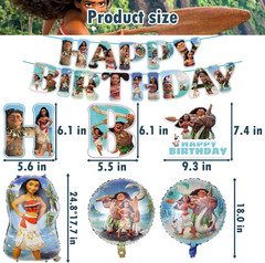 Tropical Themed Birthday Party Decorations Set Include Birthday Banner, Balloons