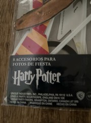 HARRY POTTER 8 photo props & Plastic Table Cover birthday party Decorations