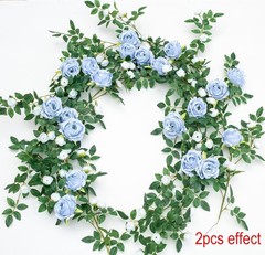 6FT Bendable Flower Garland, Artificial Rose Vine Hanging Floral Garland