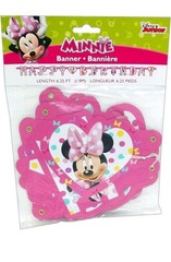 Disney Minnie Happy Birthday Banner 6.25 Feet New Pink Polka Dots