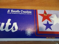 1991 9pc Beistle Star Cutouts Patriotic Decoration (3) -5″ (3) -9″ (3) -12″ NOS