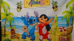 Aloha Birthday Party Backdrop 1.5×91 cm Tropical Cartoon Character Photo Banner